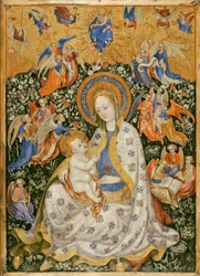 La Virgen y el Niño con ángeles, c.1430